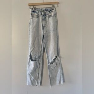 & denim jeans, size zero